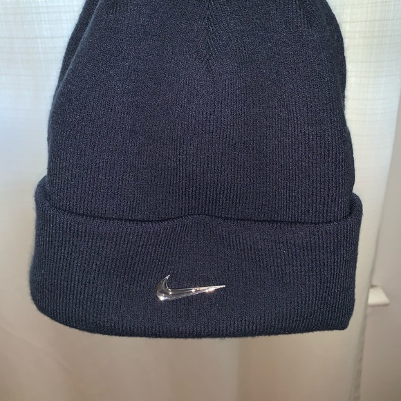 navy nike beanie